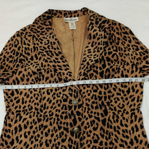 David Benjamin.Leopard Print Jacket - Picture 6 of 8